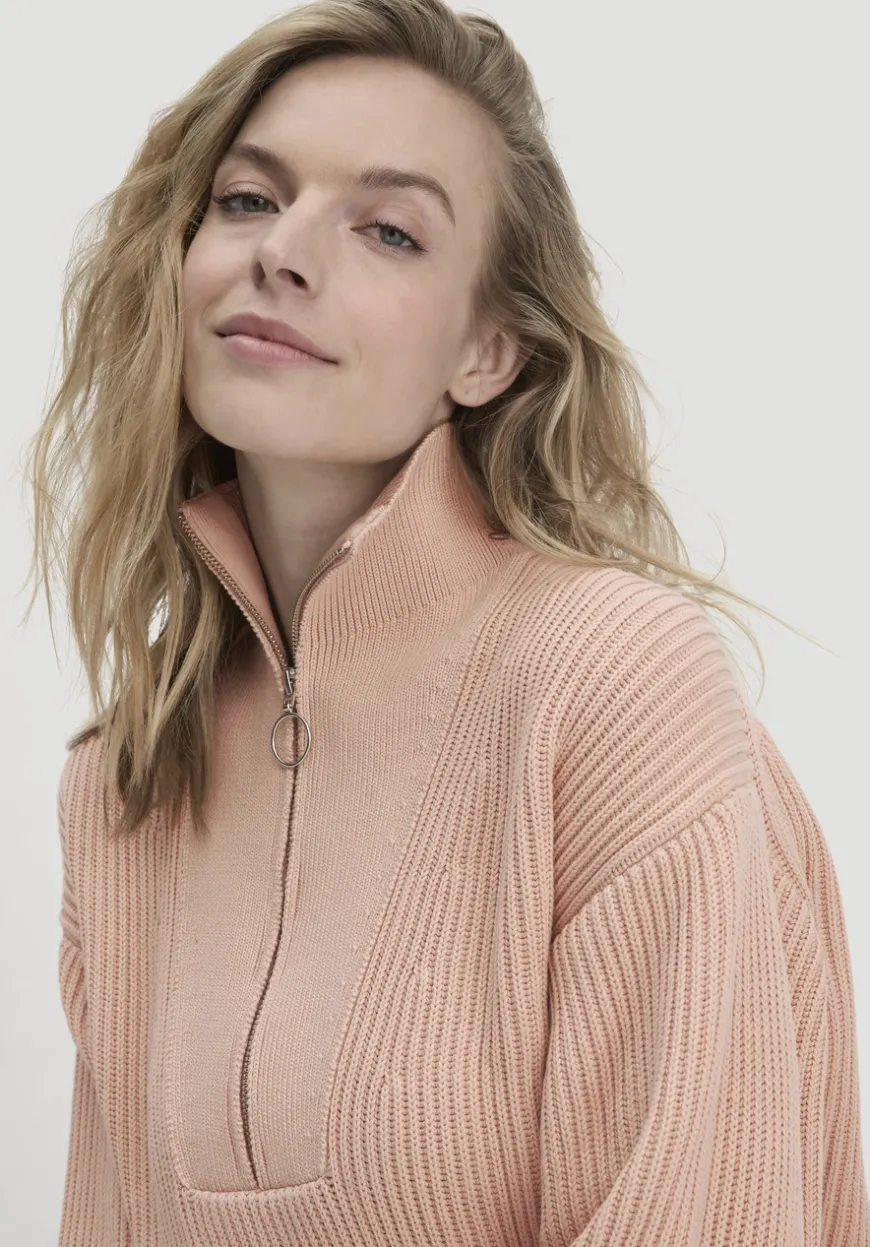 hessnatur Strick Troyer Relaxed aus reiner Bio-Baumwolle von|Damen Pullover