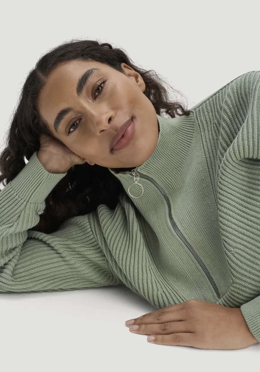 hessnatur Strick Troyer Relaxed aus reiner Bio-Baumwolle von|Damen Pullover|Strick