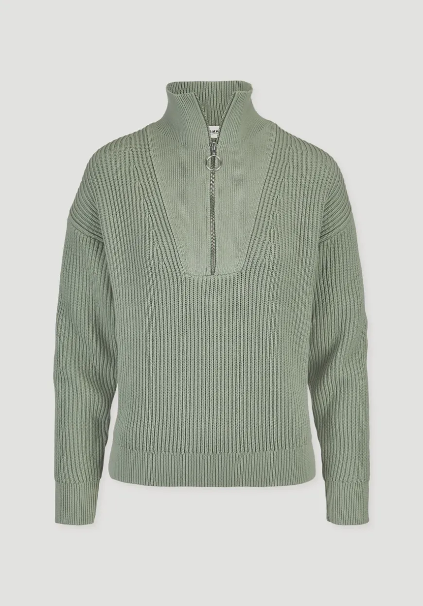 hessnatur Strick Troyer Relaxed aus reiner Bio-Baumwolle von|Damen Pullover|Strick