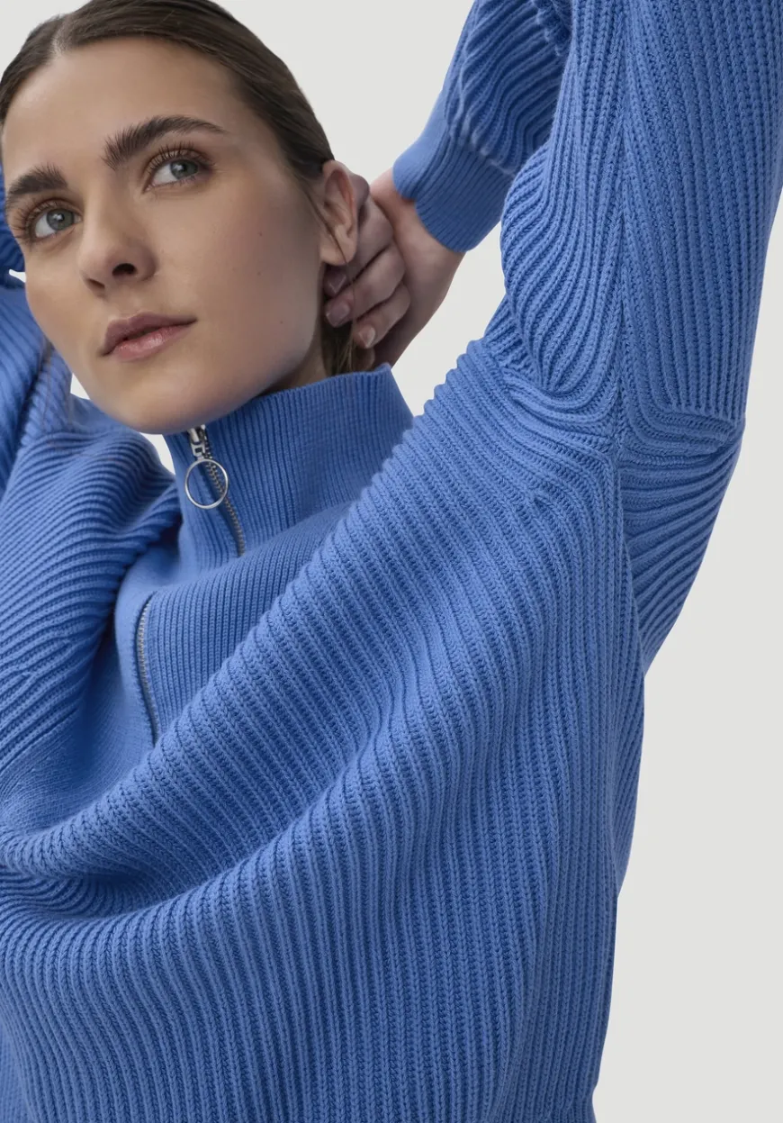 hessnatur Strick Troyer Relaxed aus reiner Bio-Baumwolle von|Damen Pullover