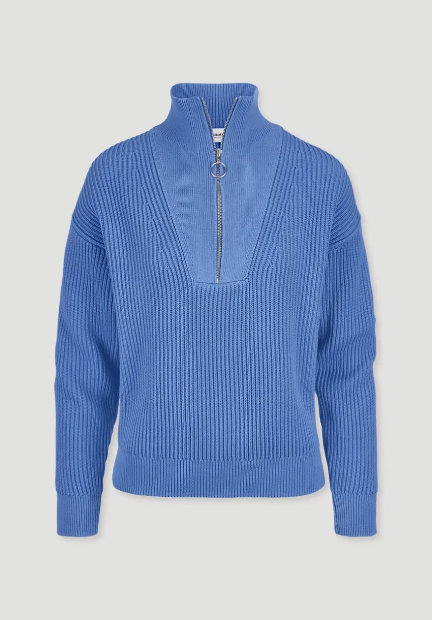 hessnatur Strick Troyer Relaxed aus reiner Bio-Baumwolle von|Damen Pullover
