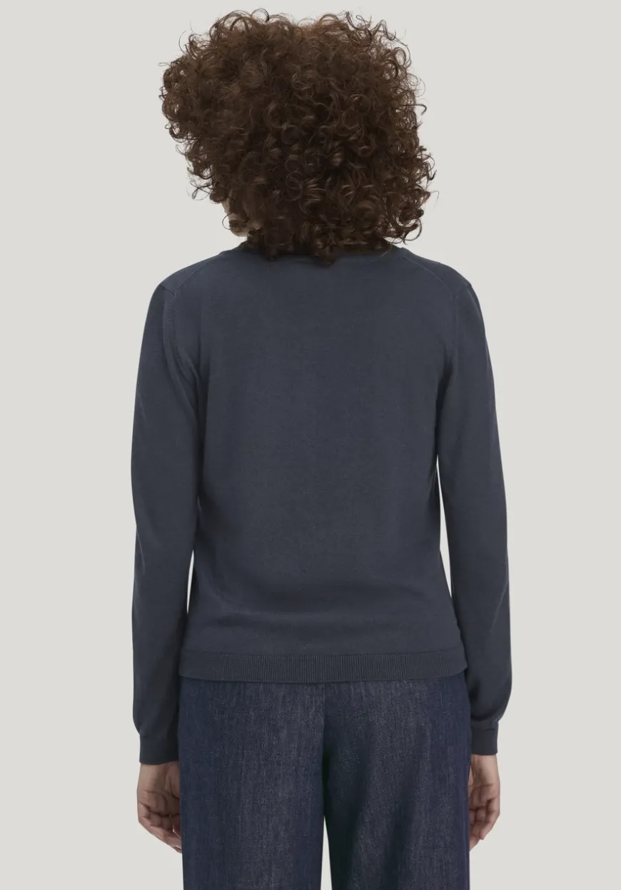 hessnatur Strickjacke Regular aus TENCEL™ Lyocell mit Bio-Baumwolle von|Damen Strickjacken