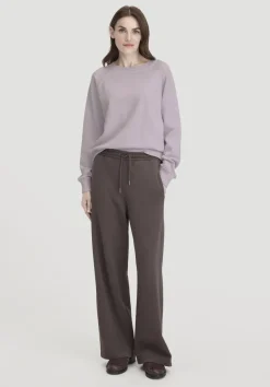 hessnatur Sweat Hose Wide Leg Relaxed aus reiner Bio-Baumwolle von|Damen Hosen & Shorts|Sweat