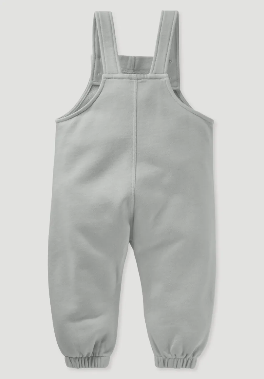 hessnatur Sweat Latzhose GARMENT DYE aus reiner Bio-Baumwolle von| Hosen