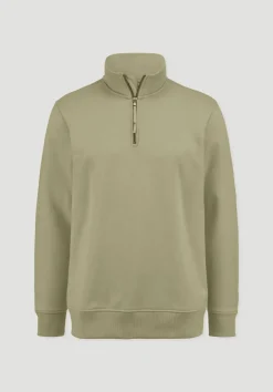 hessnatur Sweat Troyer Regular BETTER RECYCLING aus reiner Bio-Baumwolle von|Herren Sweatshirts|Sweat