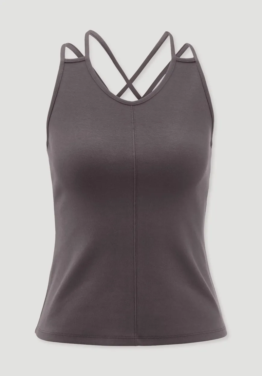 hessnatur Top Fitted ACTIVE COMFORT aus Bio-Baumwolle von|Damen Shirts & Tops|Yoga & Activewear