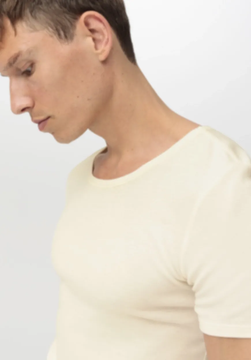 hessnatur T-Shirt im 2er-Pack PURE E aus reiner Bio-Baumwolle von|Herren Oberteile|Unterhemden
