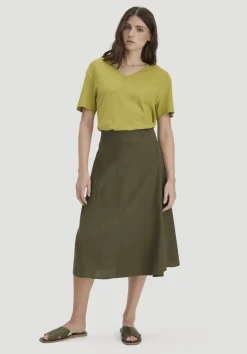 hessnatur T-Shirt Oversize aus Leinen und Bio-Baumwolle von|Damen Shirts & Tops