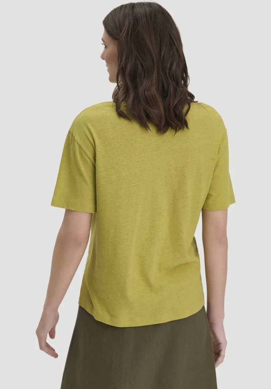 hessnatur T-Shirt Oversize aus Leinen und Bio-Baumwolle von|Damen Shirts & Tops