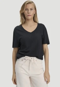 hessnatur T-Shirt Oversize aus Leinen und Bio-Baumwolle von|Damen Shirts & Tops