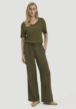 hessnatur T-Shirt Oversize aus Leinen und Bio-Baumwolle von|Damen Shirts & Tops