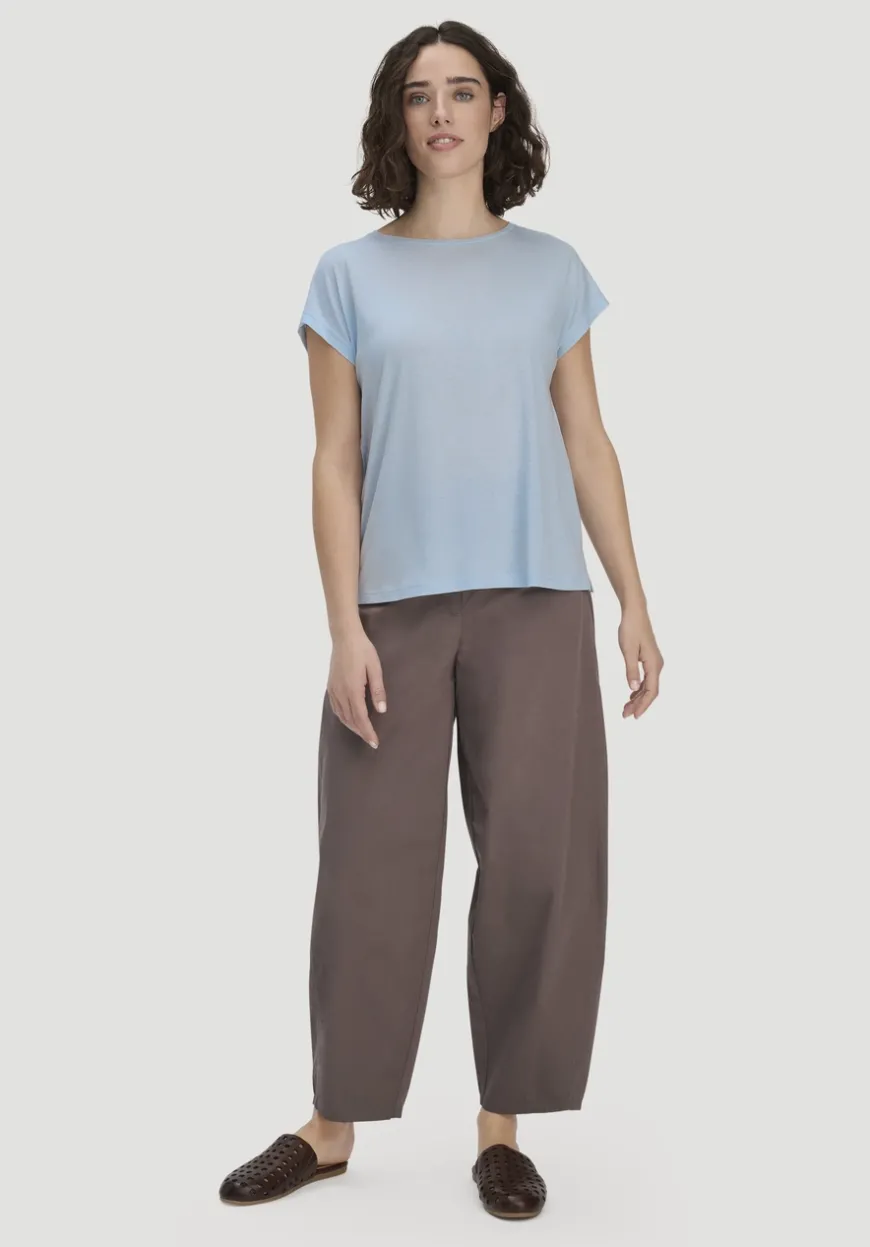 hessnatur T-Shirt Oversize aus TENCEL™ Lyocell mit Bio-Baumwolle von|Damen Shirts & Tops
