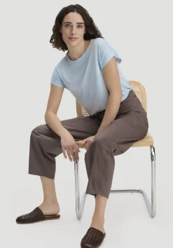 hessnatur T-Shirt Oversize aus TENCEL™ Lyocell mit Bio-Baumwolle von|Damen Shirts & Tops