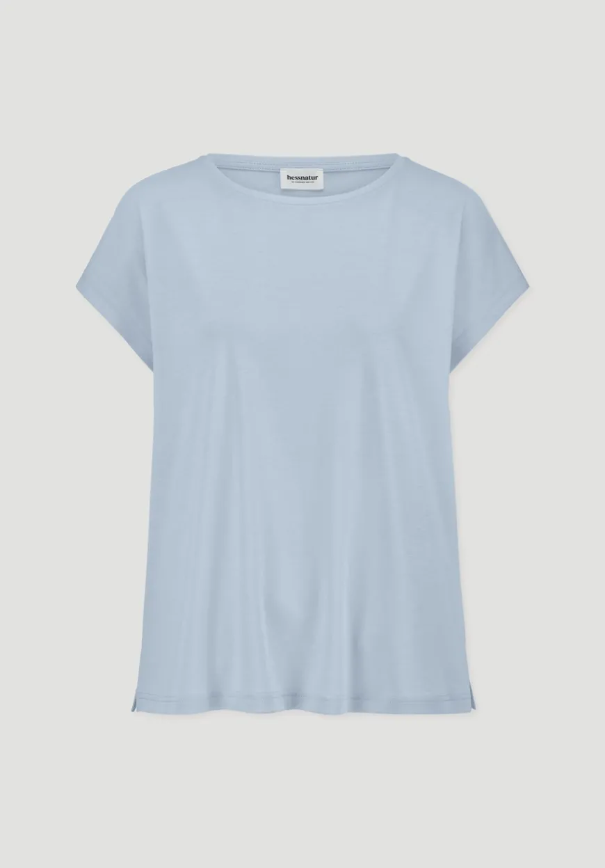 hessnatur T-Shirt Oversize aus TENCEL™ Lyocell mit Bio-Baumwolle von|Damen Shirts & Tops
