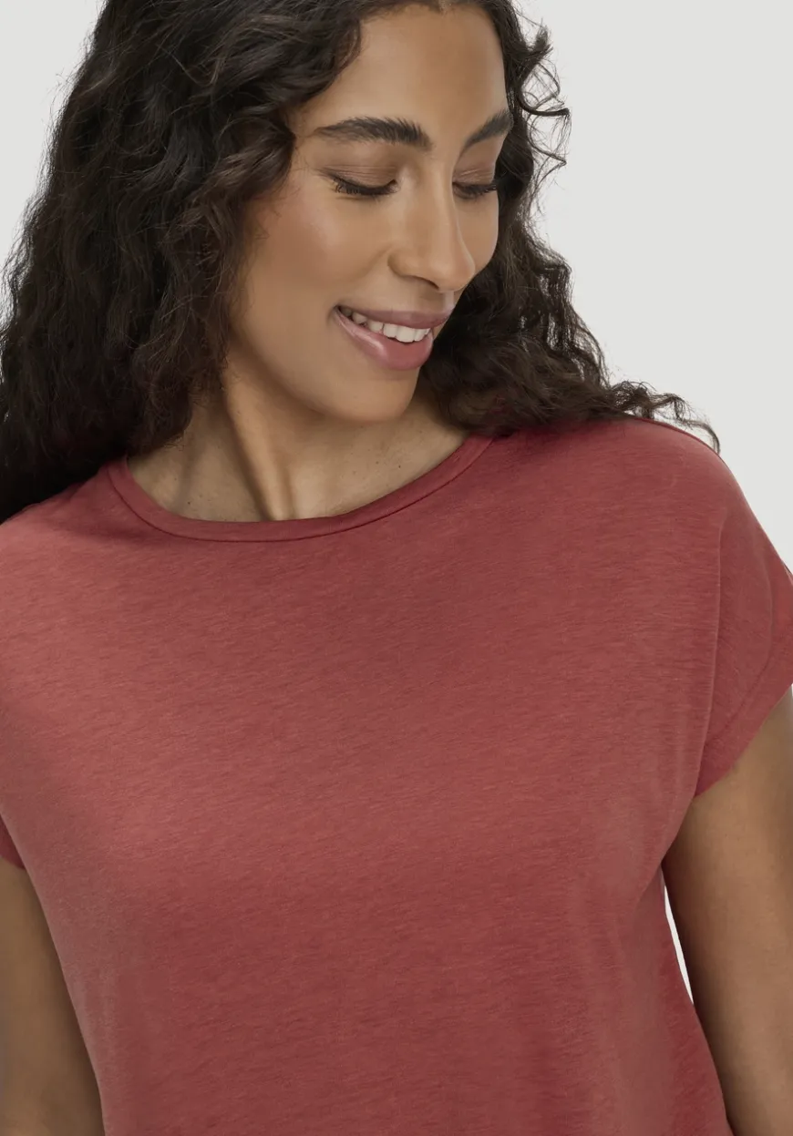 hessnatur T-Shirt Oversize aus TENCEL™ Lyocell mit Bio-Baumwolle von|Damen Shirts & Tops