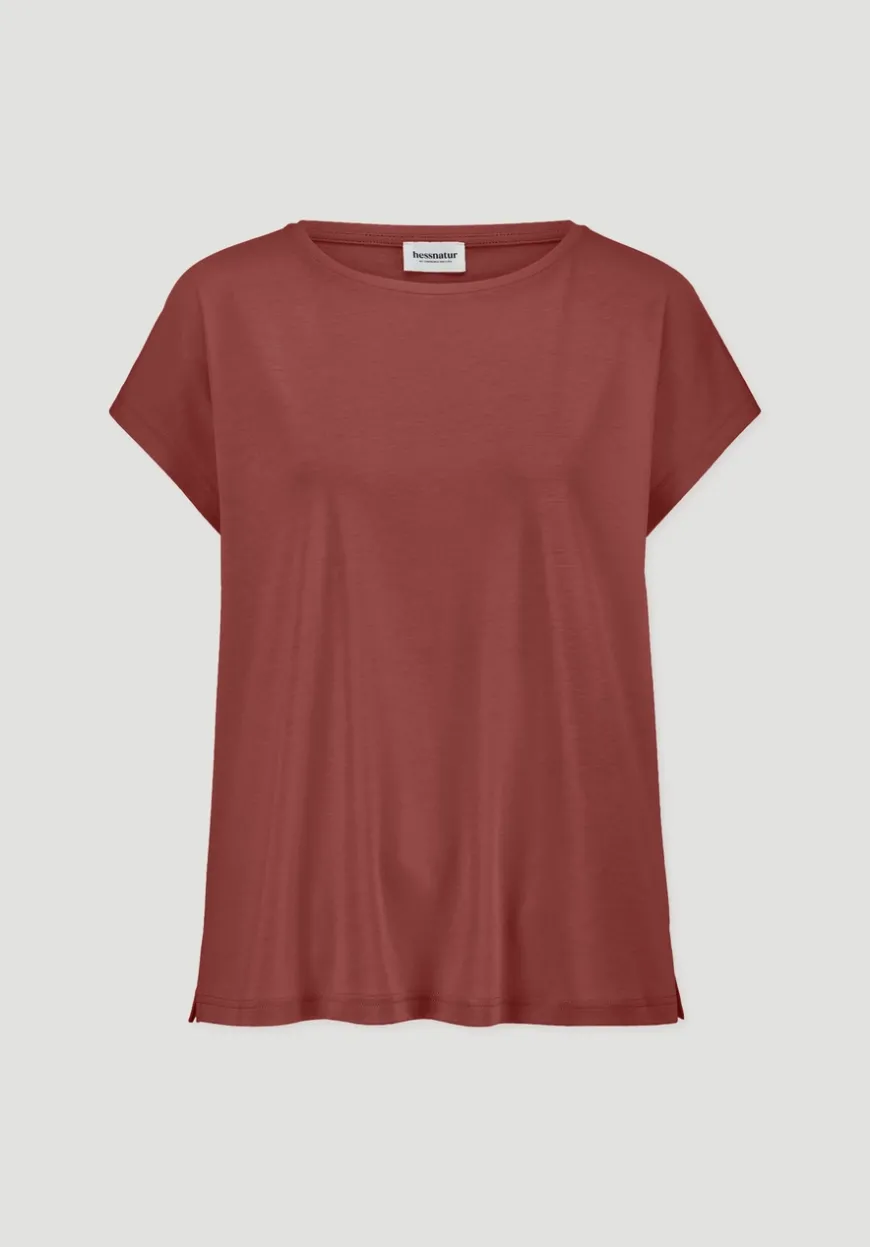 hessnatur T-Shirt Oversize aus TENCEL™ Lyocell mit Bio-Baumwolle von|Damen Shirts & Tops