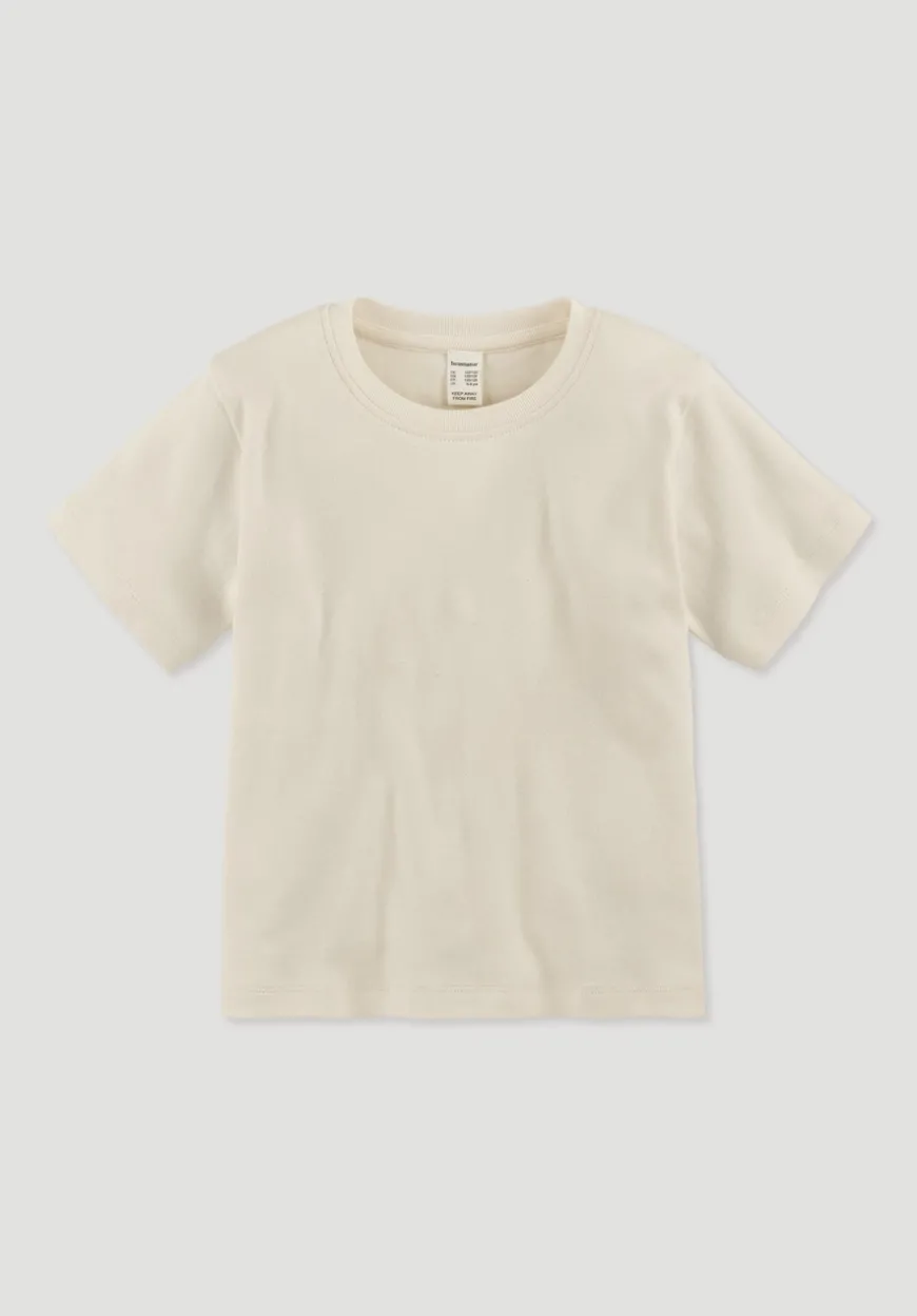 hessnatur T-Shirt PURE E aus reiner Bio-Baumwolle von| Pullover & Shirts|Ungebleicht & Ungefärbt
