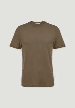 hessnatur T-Shirt Regular aus Leinen und Bio-Baumwolle von|Herren T-Shirts