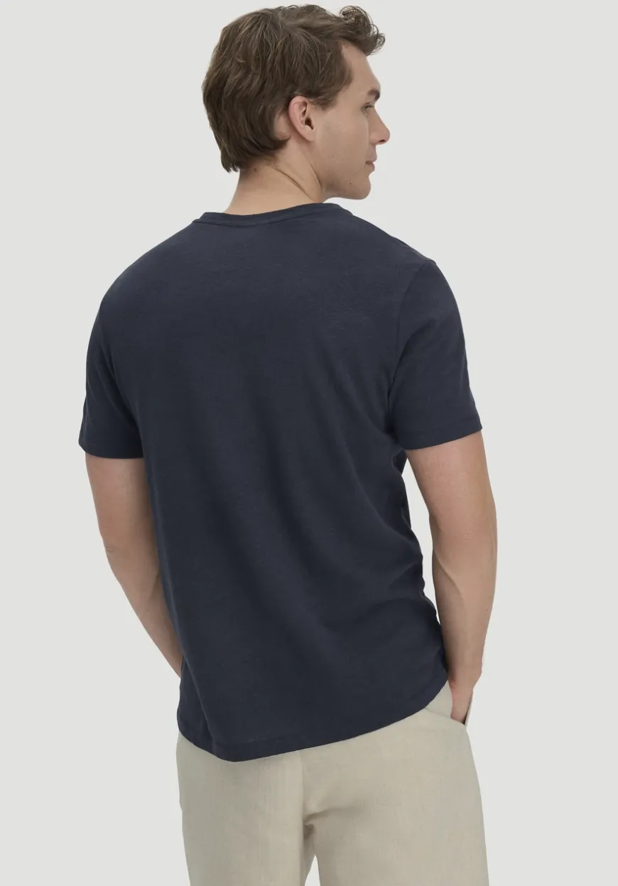 hessnatur T-Shirt Regular aus Leinen und Bio-Baumwolle von|Herren T-Shirts|T-Shirts