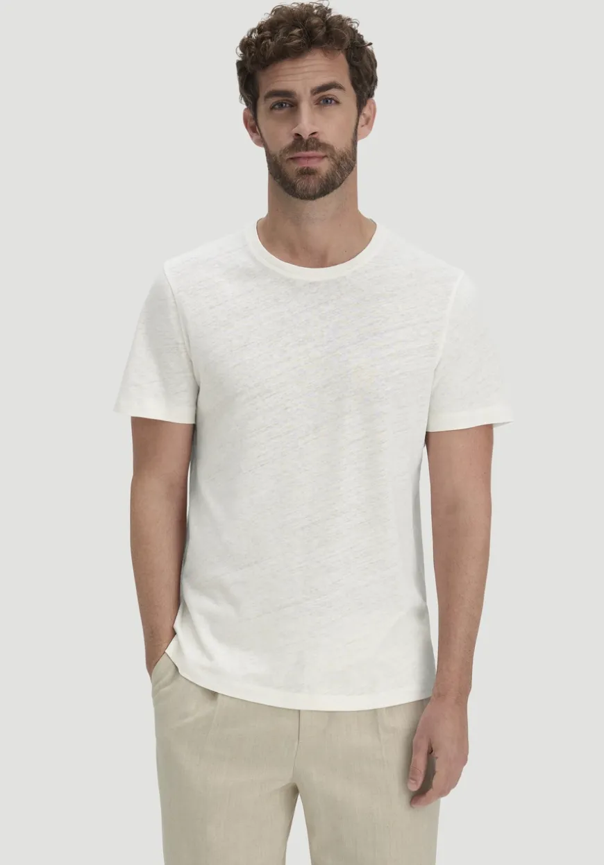 hessnatur T-Shirt Regular aus Leinen und Bio-Baumwolle von|Herren T-Shirts|T-Shirts