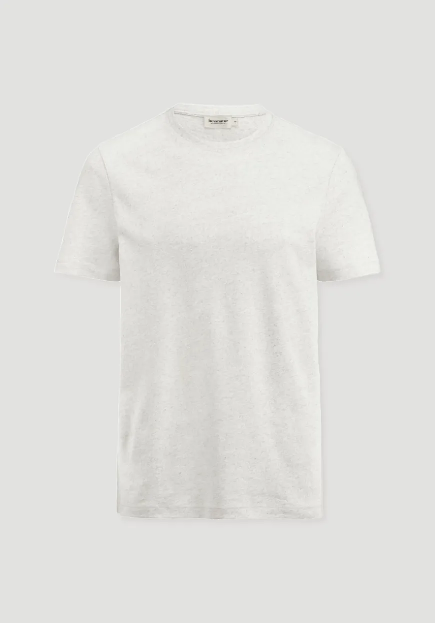 hessnatur T-Shirt Regular aus Leinen und Bio-Baumwolle von|Herren T-Shirts|T-Shirts