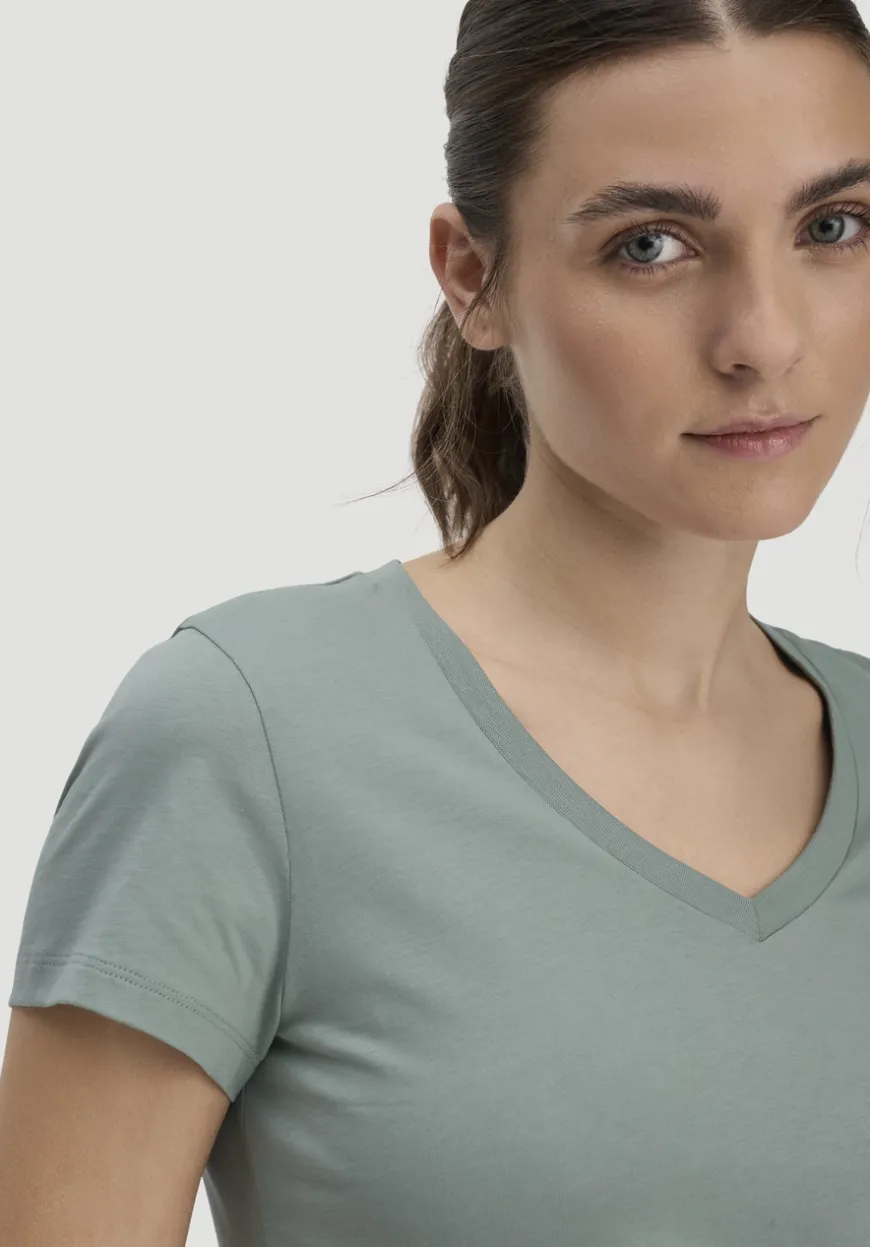 hessnatur T-Shirt Regular aus Regenerative Organic Cotton (ROC) von|Damen Shirts & Tops