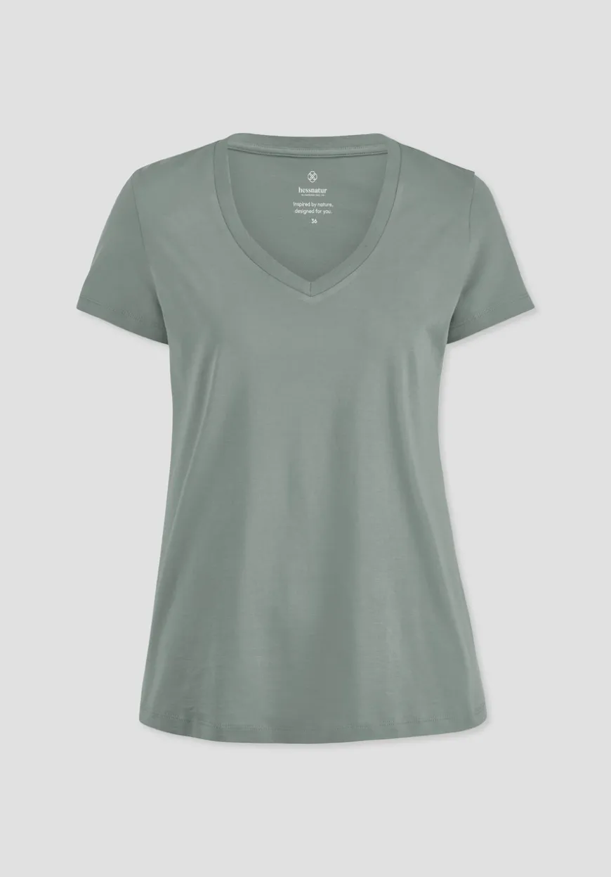 hessnatur T-Shirt Regular aus Regenerative Organic Cotton (ROC) von|Damen Shirts & Tops