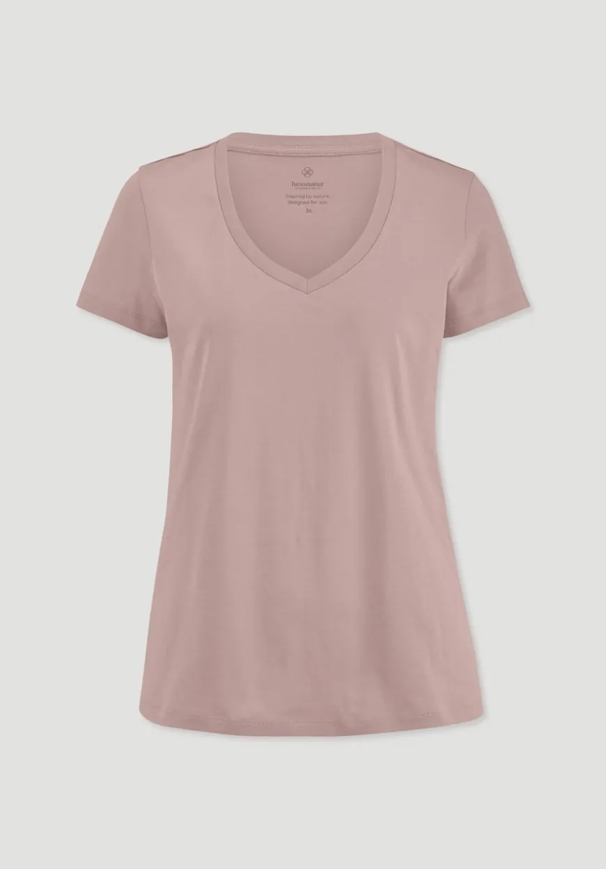 hessnatur T-Shirt Regular aus Regenerative Organic Cotton (ROC) von|Damen Shirts & Tops