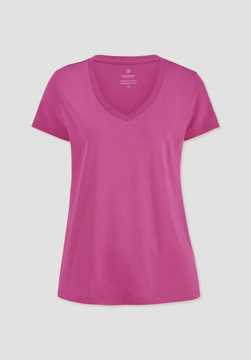 hessnatur T-Shirt Regular aus Regenerative Organic Cotton (ROC) von|Damen Shirts & Tops