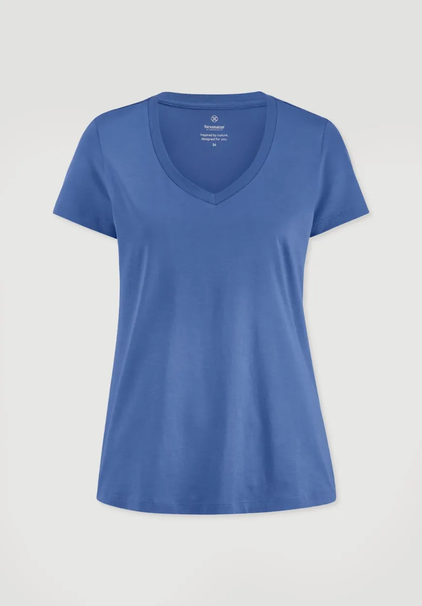 hessnatur T-Shirt Regular aus Regenerative Organic Cotton (ROC) von|Damen Shirts & Tops