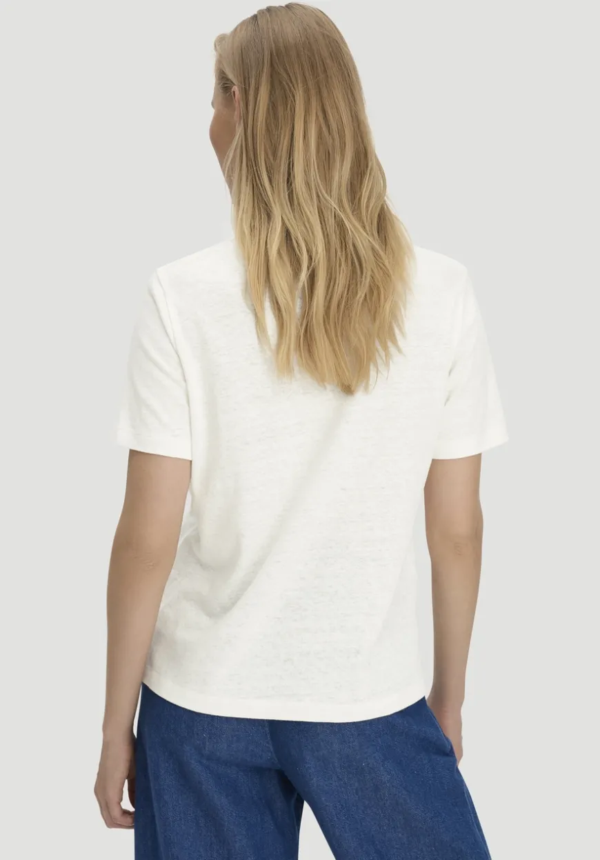 hessnatur T-Shirt Relaxed aus Leinen und Bio-Baumwolle von|Damen Shirts & Tops