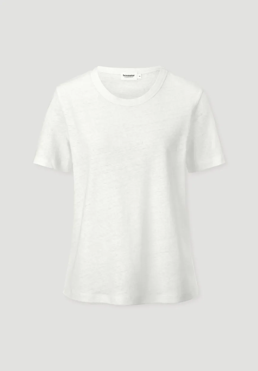 hessnatur T-Shirt Relaxed aus Leinen und Bio-Baumwolle von|Damen Shirts & Tops