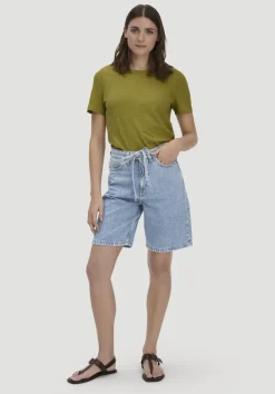 hessnatur T-Shirt Relaxed aus Leinen und Bio-Baumwolle von|Damen Shirts & Tops