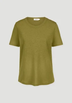 hessnatur T-Shirt Relaxed aus Leinen und Bio-Baumwolle von|Damen Shirts & Tops