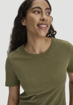 hessnatur T-Shirt Relaxed aus Leinen und Bio-Baumwolle von|Damen Shirts & Tops