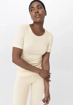 hessnatur T-Shirt SILK & WARM TOUCH mit Bio-Merinowolle und Seide von|Damen Unterhemden|Unterhemden