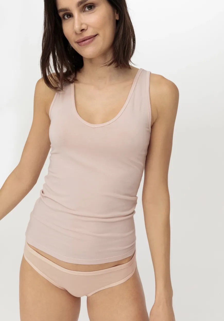hessnatur V-Neck Tanktop PURE BALANCE aus Bio-Baumwolle und TENCEL™ Modal von|Damen Unterhemden|Unterhemden