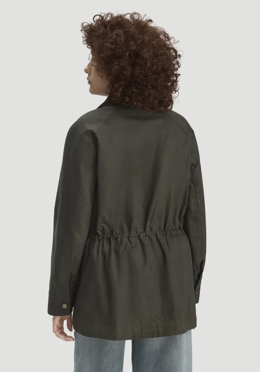 hessnatur Wachsjacke Regular aus reiner Bio-Baumwolle von|Damen Jacken & Mäntel