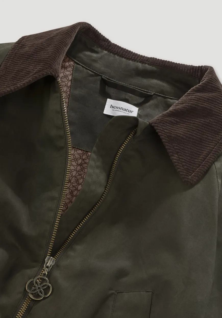 hessnatur Wachsjacke Regular aus reiner Bio-Baumwolle von|Damen Jacken & Mäntel