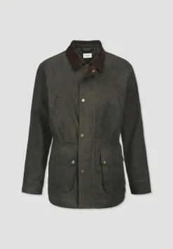 hessnatur Wachsjacke Regular aus reiner Bio-Baumwolle von|Herren Jacken & Mäntel