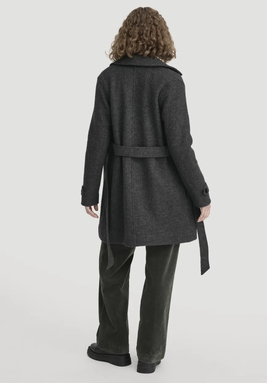 hessnatur Walk Mantel Regular aus reiner Bio-Merinowolle von|Damen Jacken & Mäntel