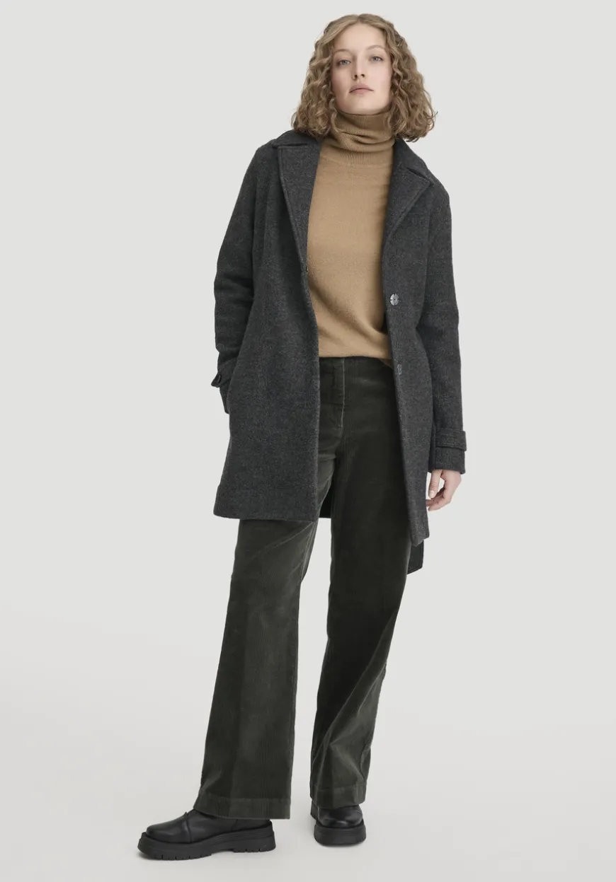 hessnatur Walk Mantel Regular aus reiner Bio-Merinowolle von|Damen Jacken & Mäntel