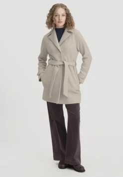 hessnatur Walk Mantel Regular aus reiner Bio-Merinowolle von|Damen Jacken & Mäntel