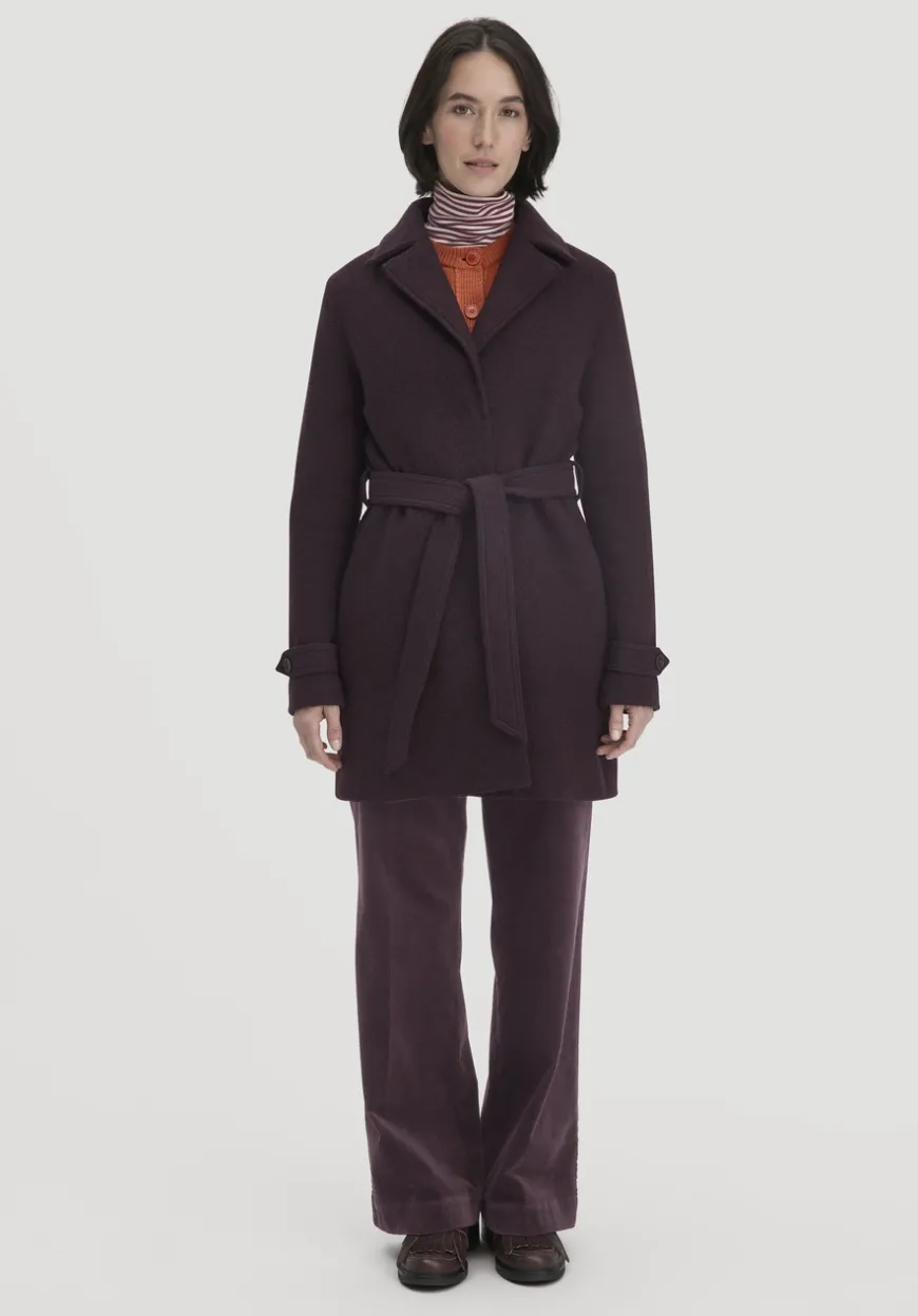 hessnatur Walk Mantel Regular aus reiner Bio-Merinowolle von|Damen Jacken & Mäntel
