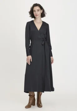 hessnatur Wickelkleid Knöchellang Regular aus reiner LENZING™ ECOVERO™ Viskose von|Damen Kleider & Röcke