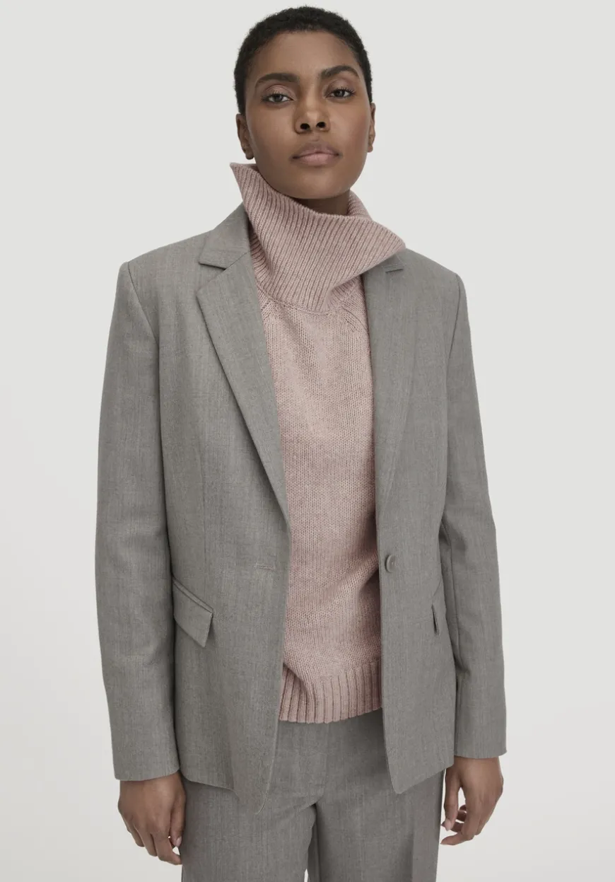 hessnatur Wollblazer Regular aus reiner Bio-Merinowolle von|Damen Blazer