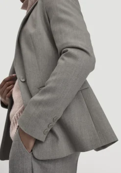 hessnatur Wollblazer Regular aus reiner Bio-Merinowolle von|Damen Blazer