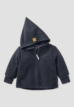 hessnatur Wollfleece Jacke aus Bio-Merinowolle mit Softshell von| Fleece|Jacken