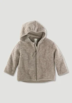 hessnatur Wollfleece Jacke aus reiner Bio-Merinowolle von| Fleece|Jacken