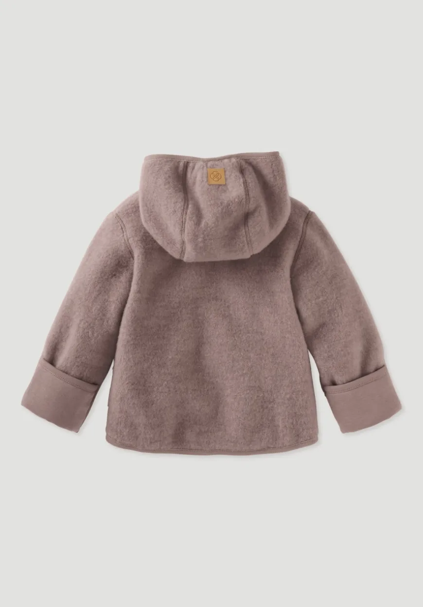 hessnatur Wollfleece Jacke aus reiner Bio-Merinowolle von| Fleece|Jacken